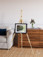 Windwritten Dunes, Brandberg Massif Framed & Mounted Print