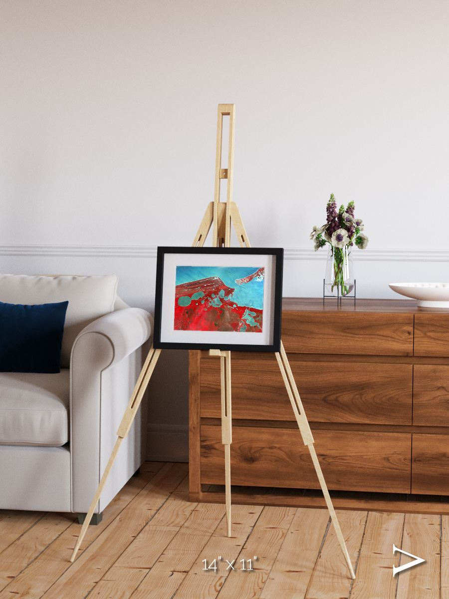 Remote Shores, Campeche Framed & Mounted Print