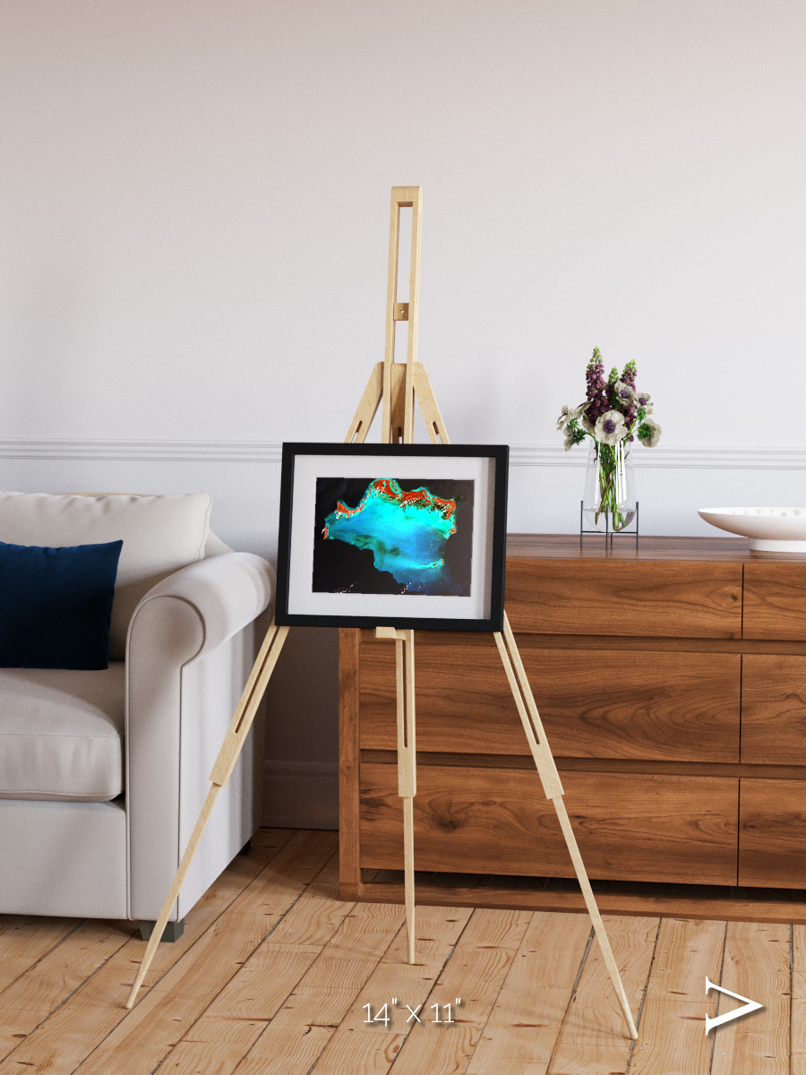 Arctic Outpost, Caribbean Luxury Framed & Mounted Print
