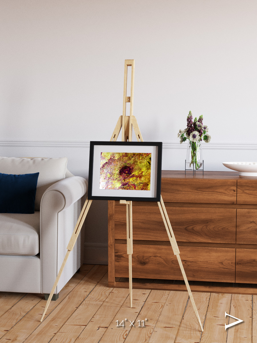 Magma Plains, Erongo Massif Framed & Mounted Print