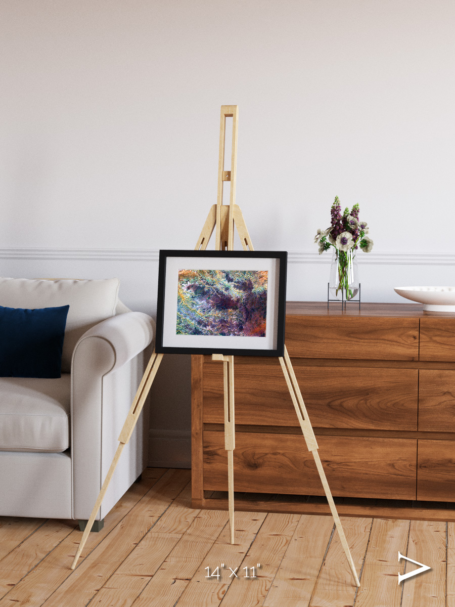 River and Plain, Ghadamis River Framed & Mounted Print