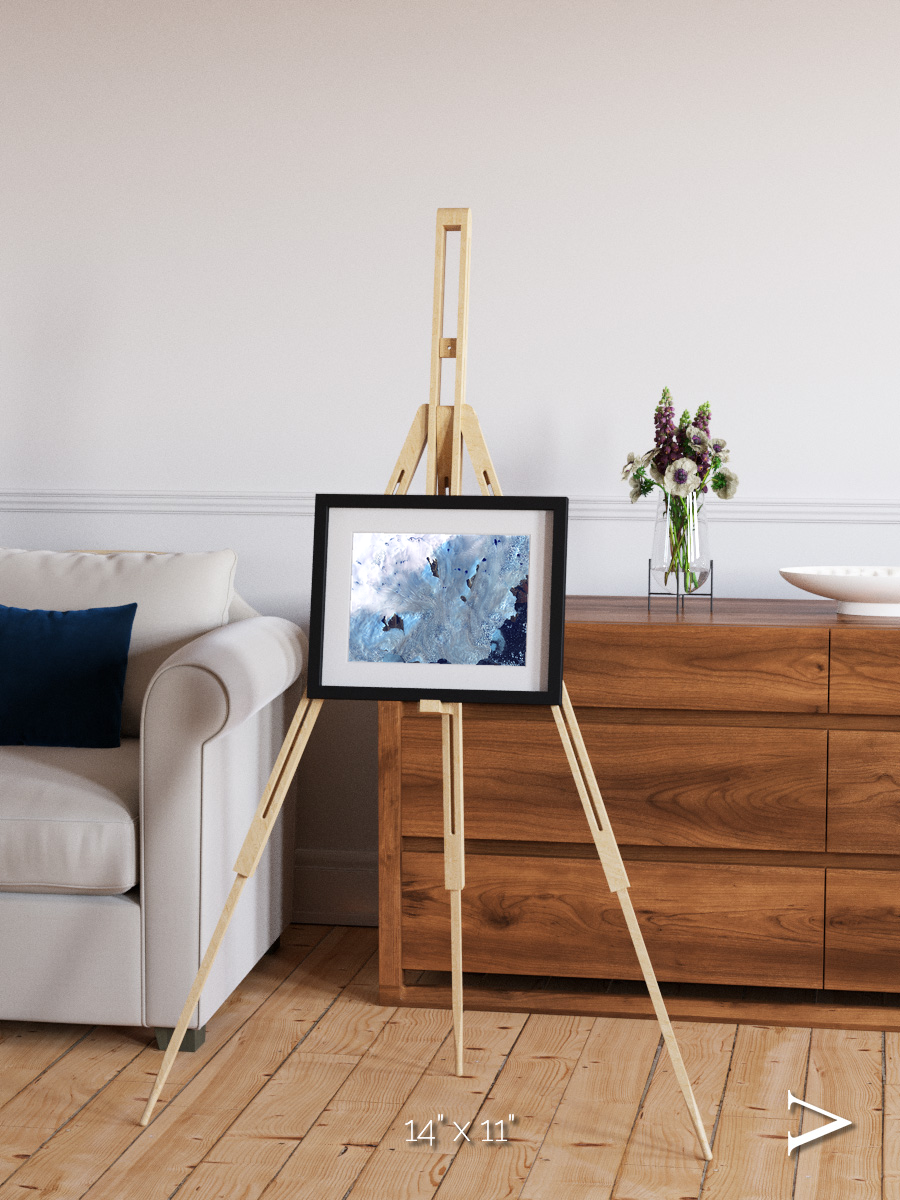 Waterways, Greenland Coast Framed & Mounted Print
