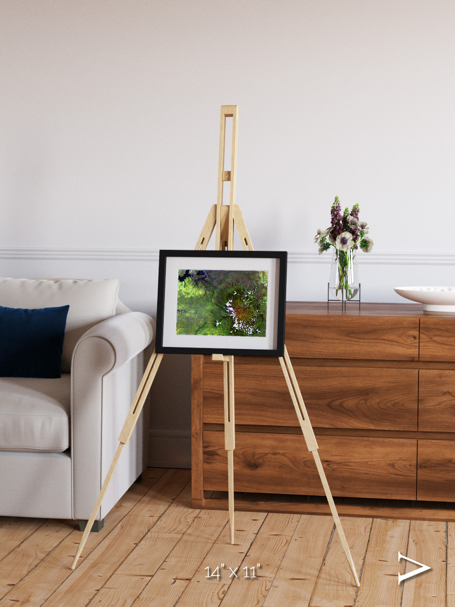 Vortex Trails, Mount Elgon Framed & Mounted Print