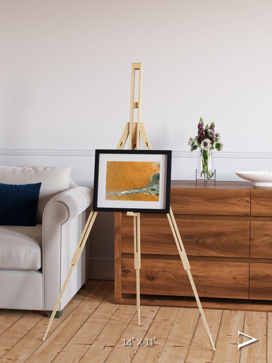 Sands in Motion, Namib Desert Framed & Mounted Print