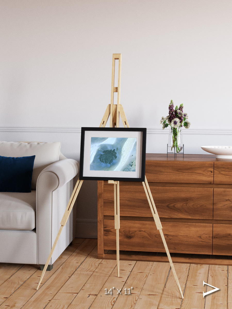 Shifting Dunes, Sahara Desert Framed & Mounted Print