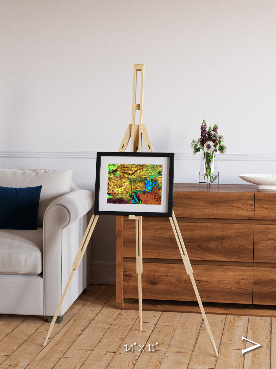 Salt and Storm, Dasht-e Kavir Framed & Mounted Print