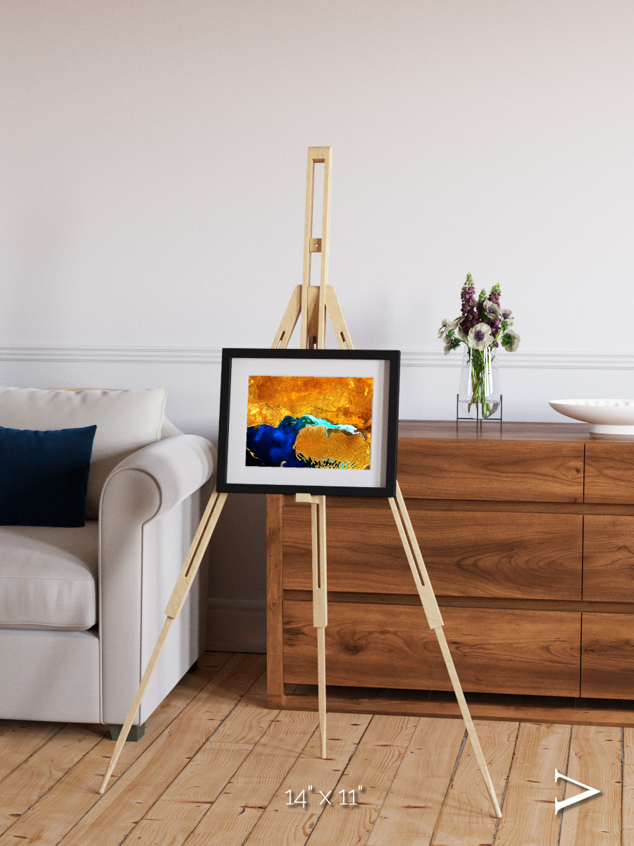Coastal Phantom, Dardzha Peninsula Framed & Mounted Print