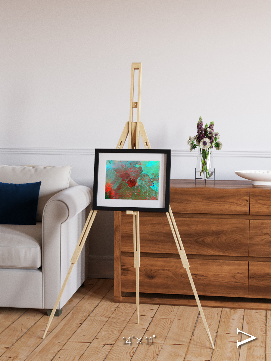 Shifting Dunes, The Syrian Desert Framed & Mounted Print