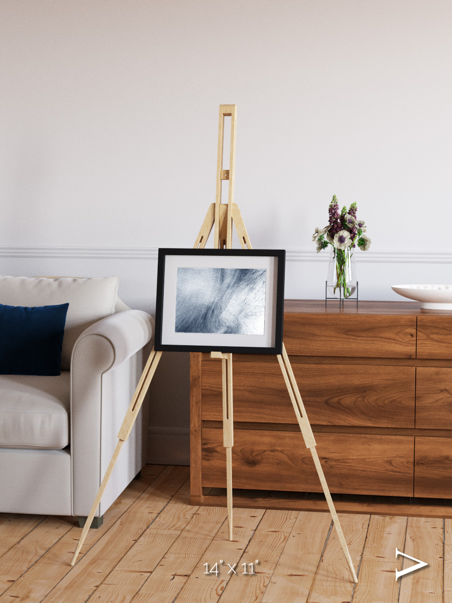 Wind Signatures, Whirlpool Cloud Framed & Mounted Print