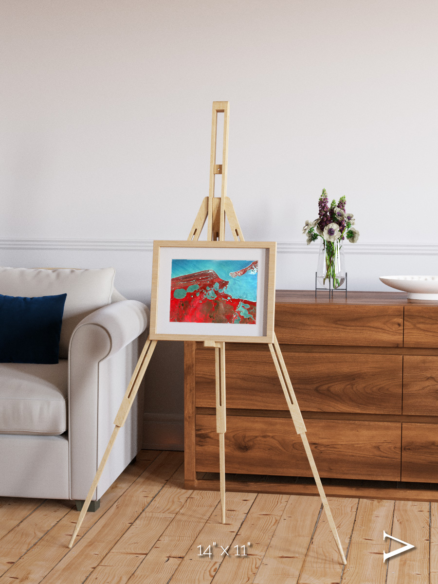 Remote Shores, Campeche Framed & Mounted Print