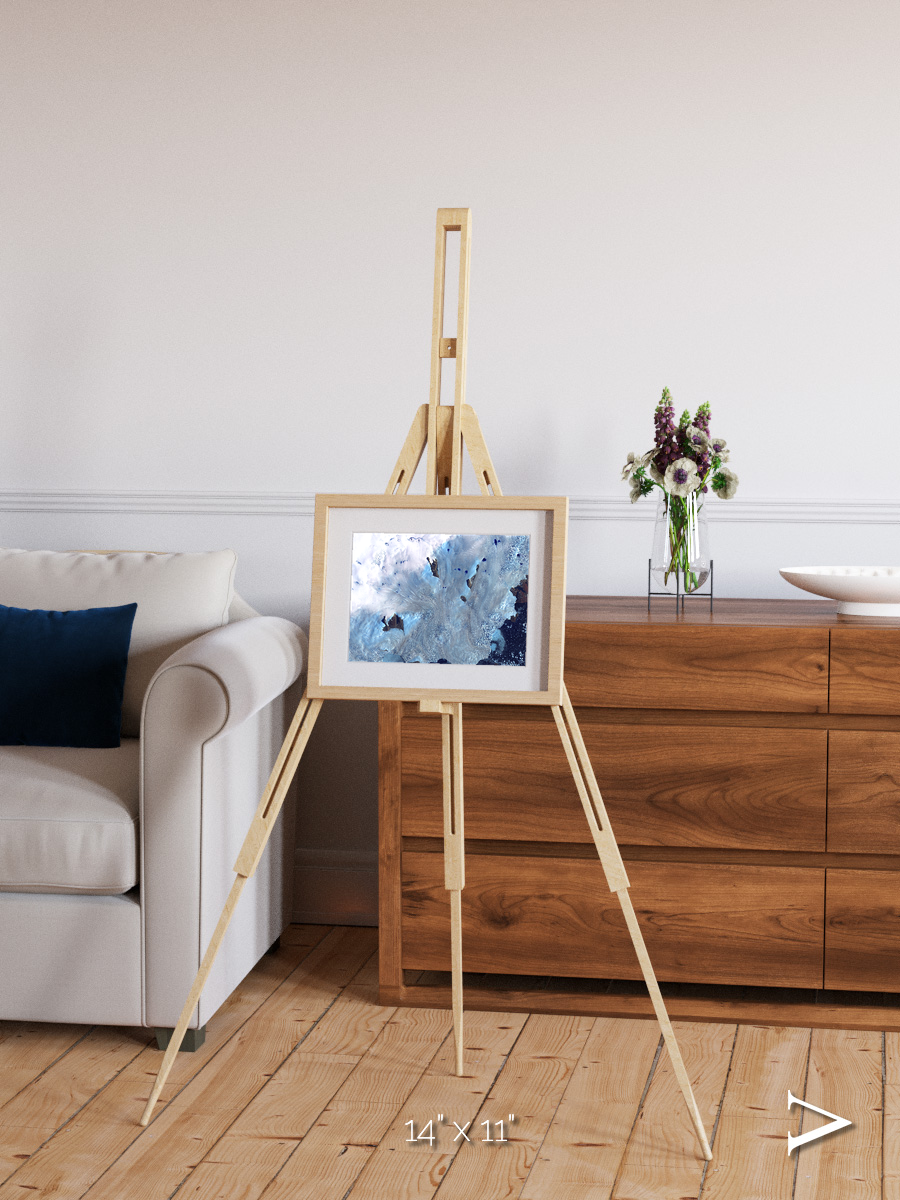 Waterways, Greenland Coast Framed & Mounted Print