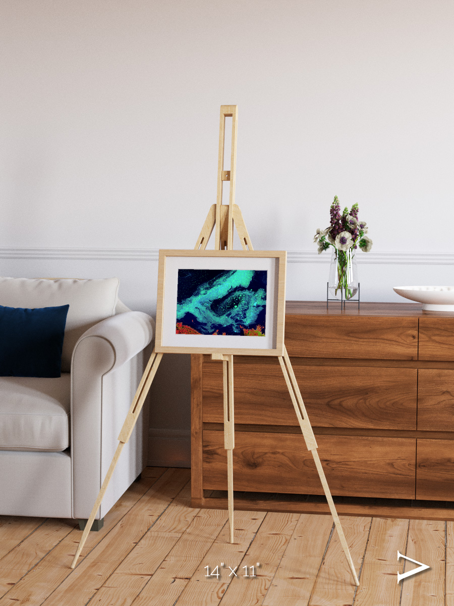 Frozen Currents, Foxe Basin Framed & Mounted Print