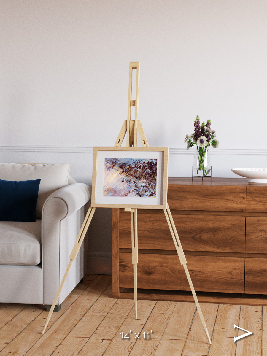 Storm and Stillness, Gweni-Fada Framed & Mounted Print