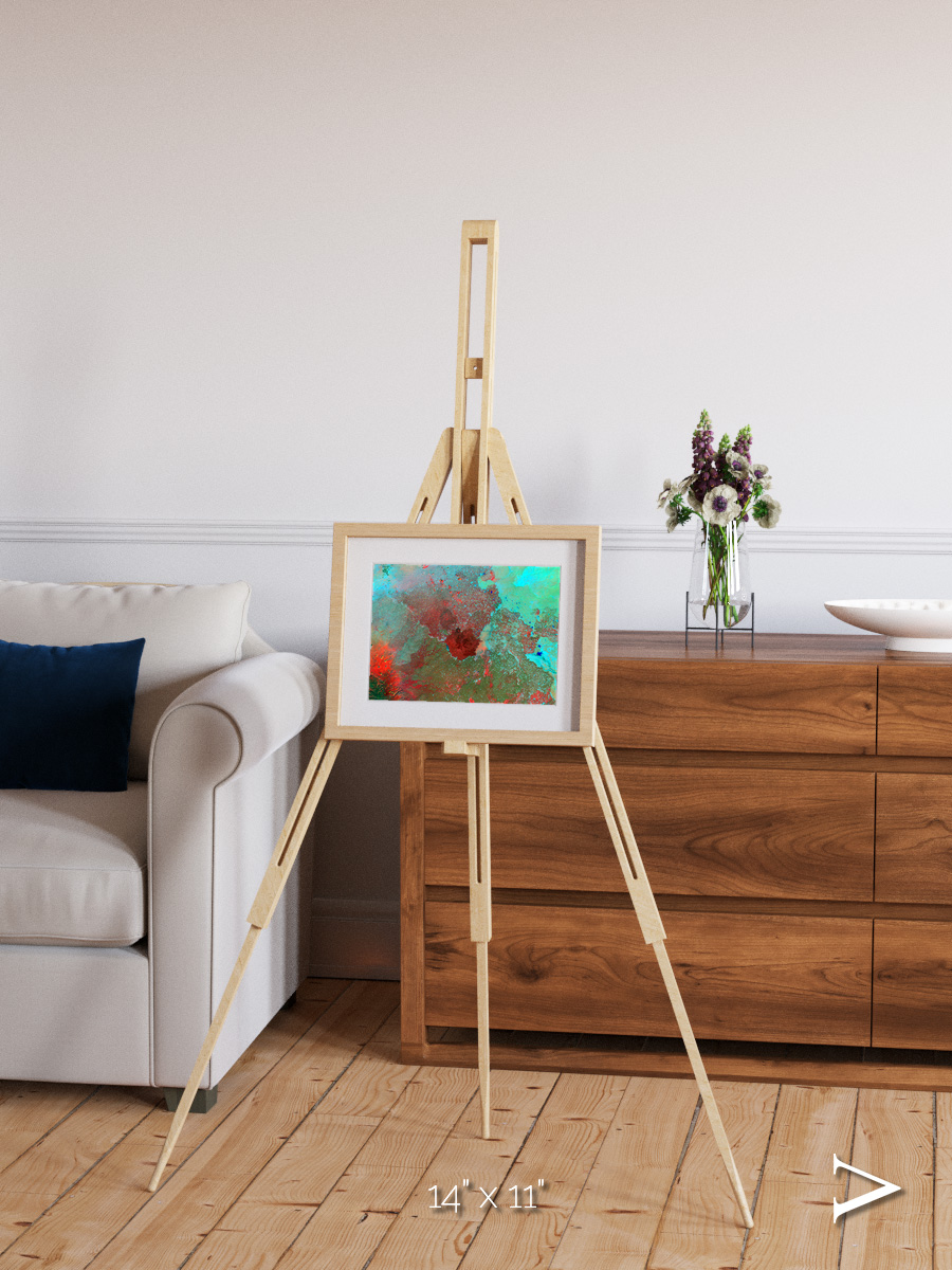 Shifting Dunes, The Syrian Desert Framed & Mounted Print