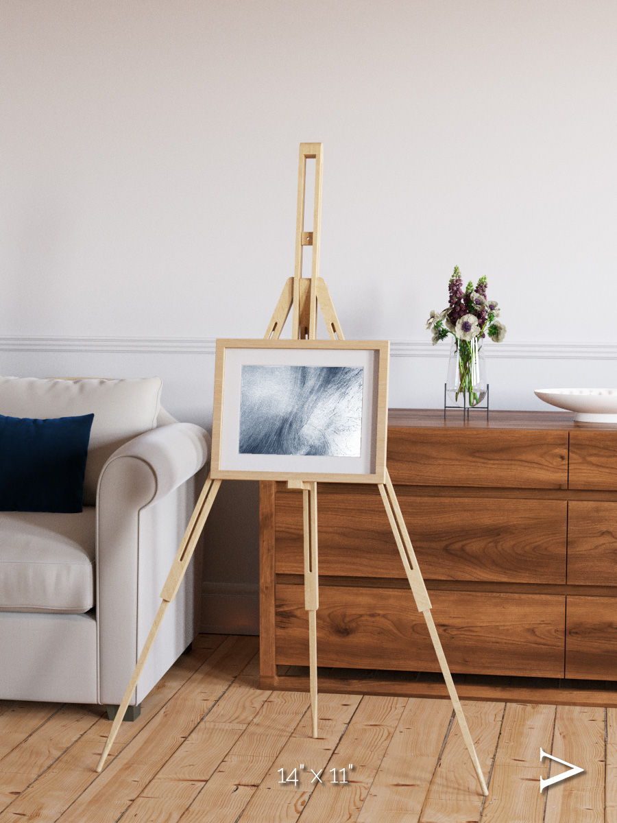 Wind Signatures, Whirlpool Cloud Framed & Mounted Print