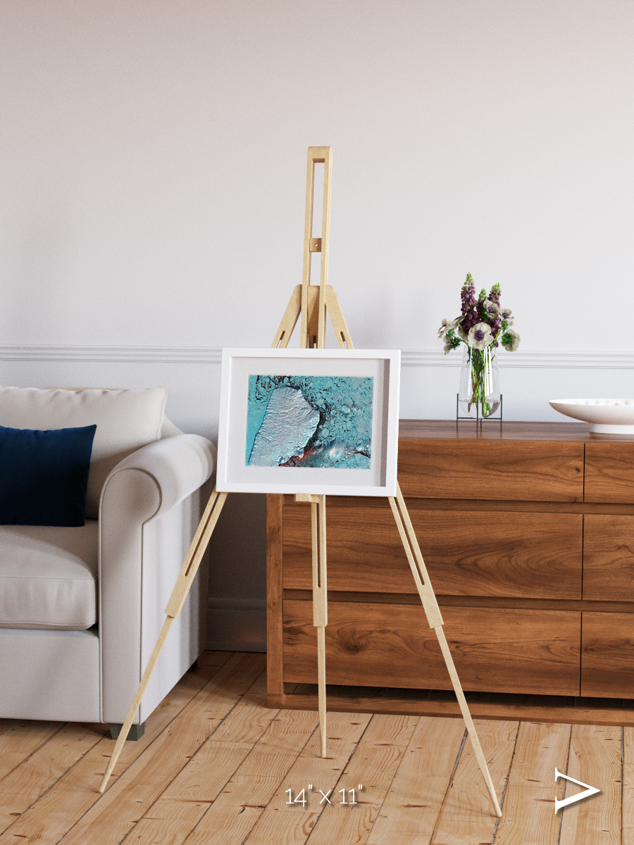 Island Sanctuary, Akpatok Island Framed & Mounted Print