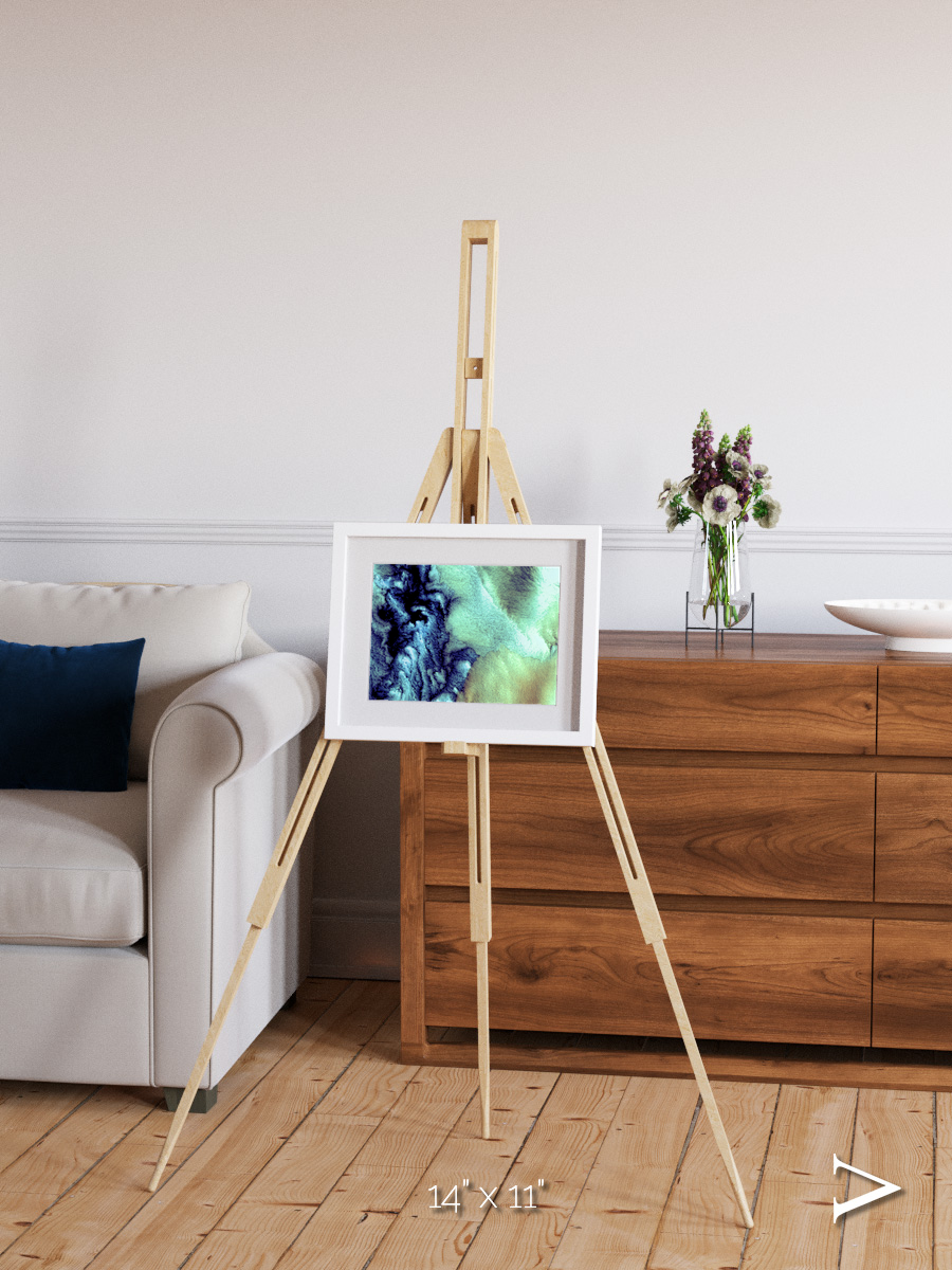 Shifting Skies, Aleutian Islands Framed & Mounted Print