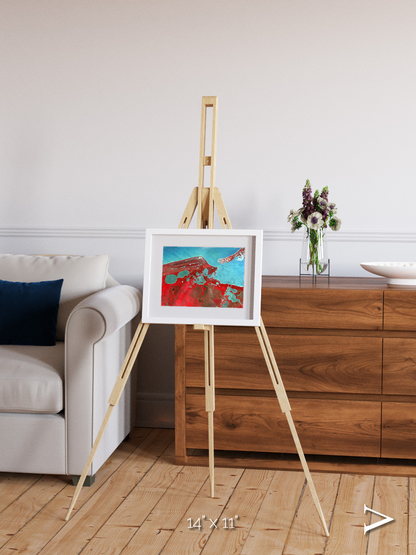 Remote Shores, Campeche Framed & Mounted Print