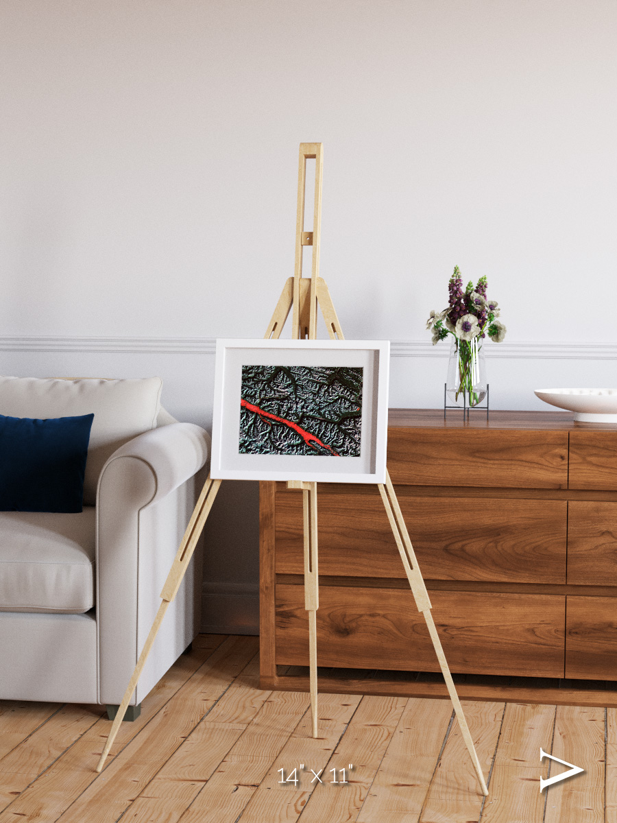 Light in the Trench, Canadian Rockies Framed & Mounted Print