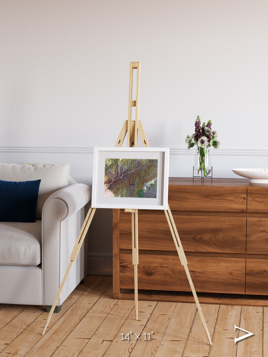 Shifting Dunes, Ugab River Framed & Mounted Print