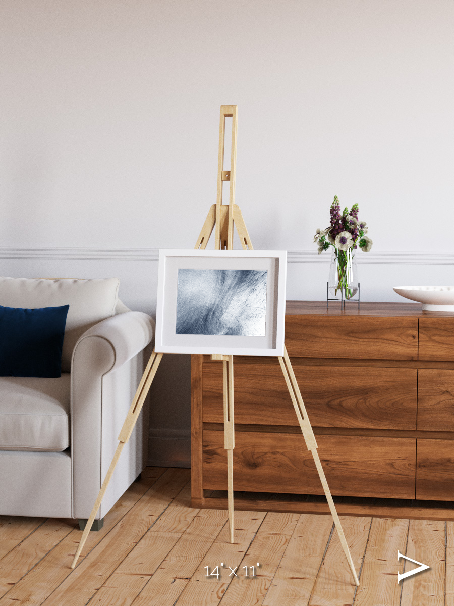 Wind Signatures, Whirlpool Cloud Framed & Mounted Print