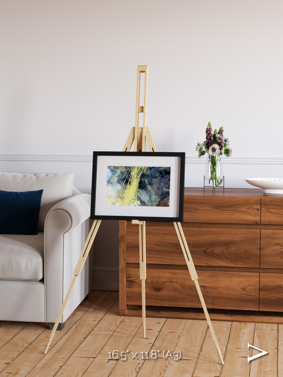 Shifting Sands, Algerian Abstract Framed & Mounted Print