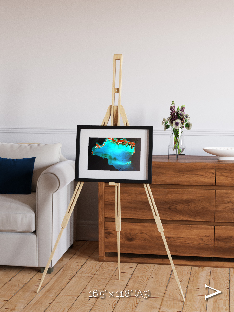 Arctic Outpost, Caribbean Luxury Framed & Mounted Print