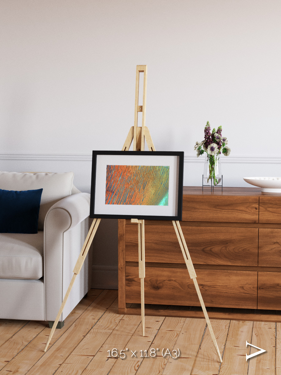 Windwritten Sands, Erg Chech Framed & Mounted Print