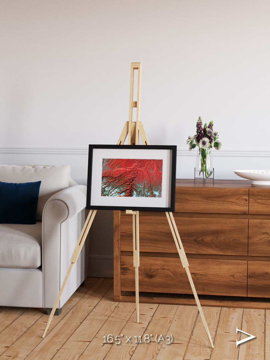 Ice River, Desolation Canyon Framed & Mounted Print