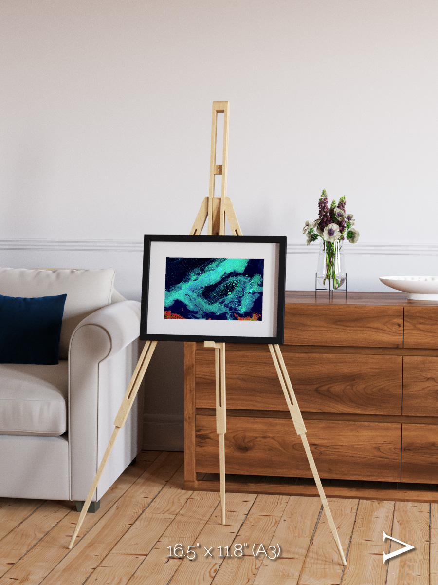 Frozen Currents, Foxe Basin Framed & Mounted Print
