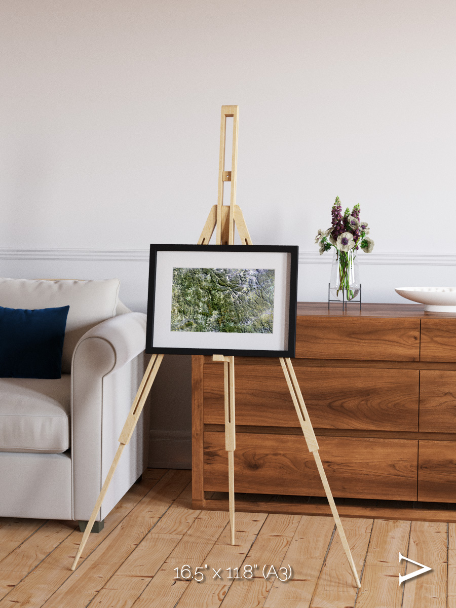 Earth in Colour, Namaqualand Framed & Mounted Print
