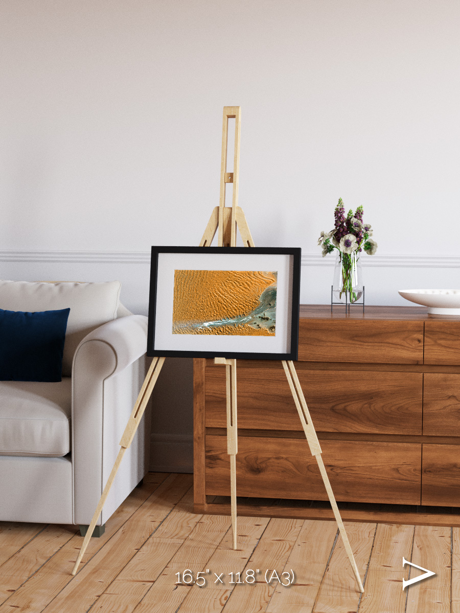 Sands in Motion, Namib Desert Framed & Mounted Print