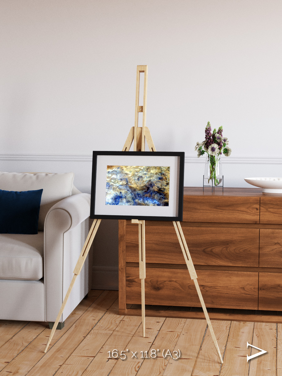 Heat Scars, No Mans Land Framed & Mounted Print