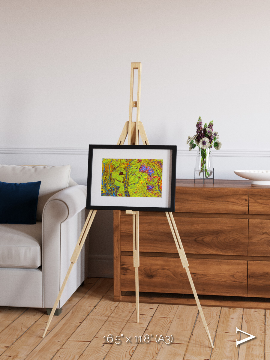 Glacial Ribbons, Chaunskaya Bay Framed & Mounted Print