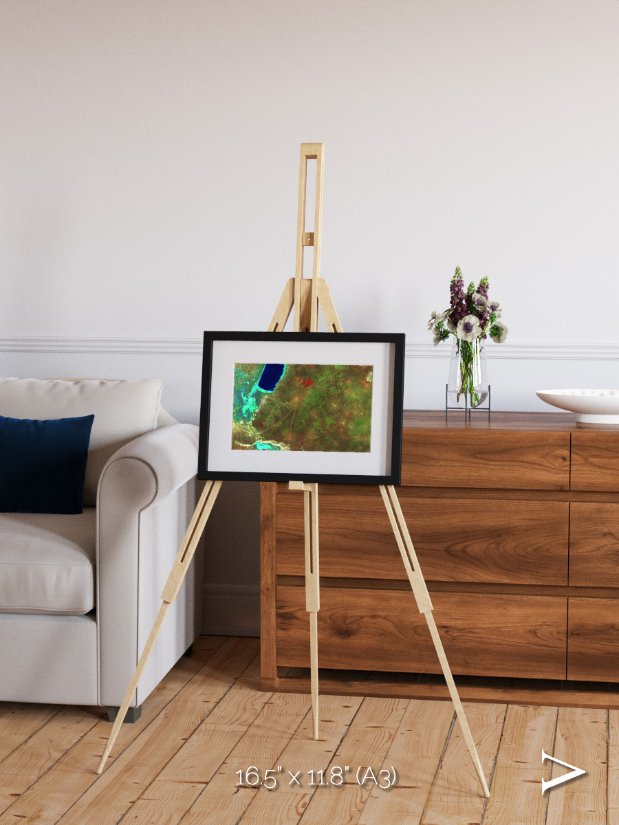 Ghost Waters, Sor Kaydak Framed & Mounted Print