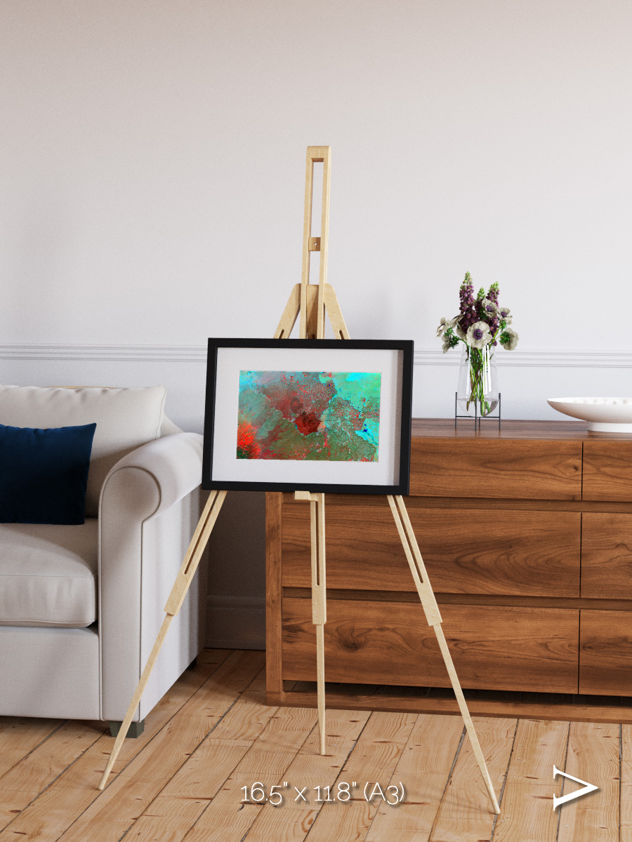 Shifting Dunes, The Syrian Desert Framed & Mounted Print
