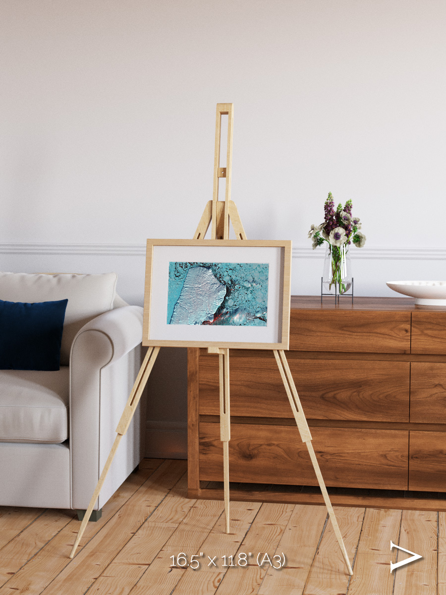 Island Sanctuary, Akpatok Island Framed & Mounted Print