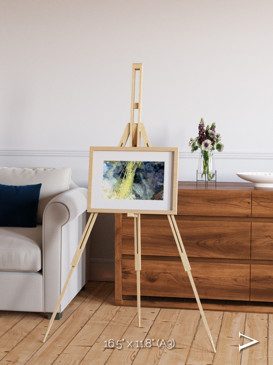 Shifting Sands, Algerian Abstract Framed & Mounted Print