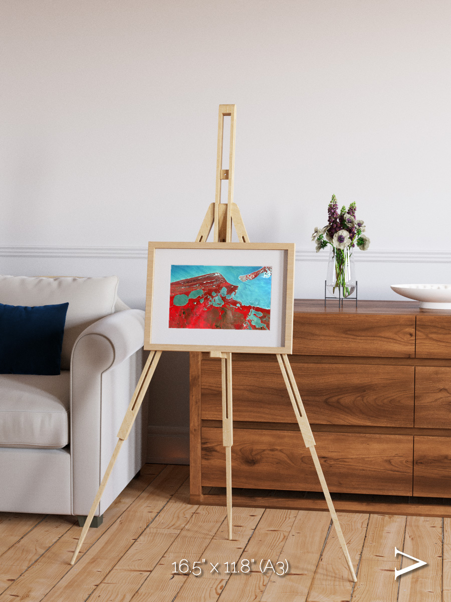 Remote Shores, Campeche Framed & Mounted Print