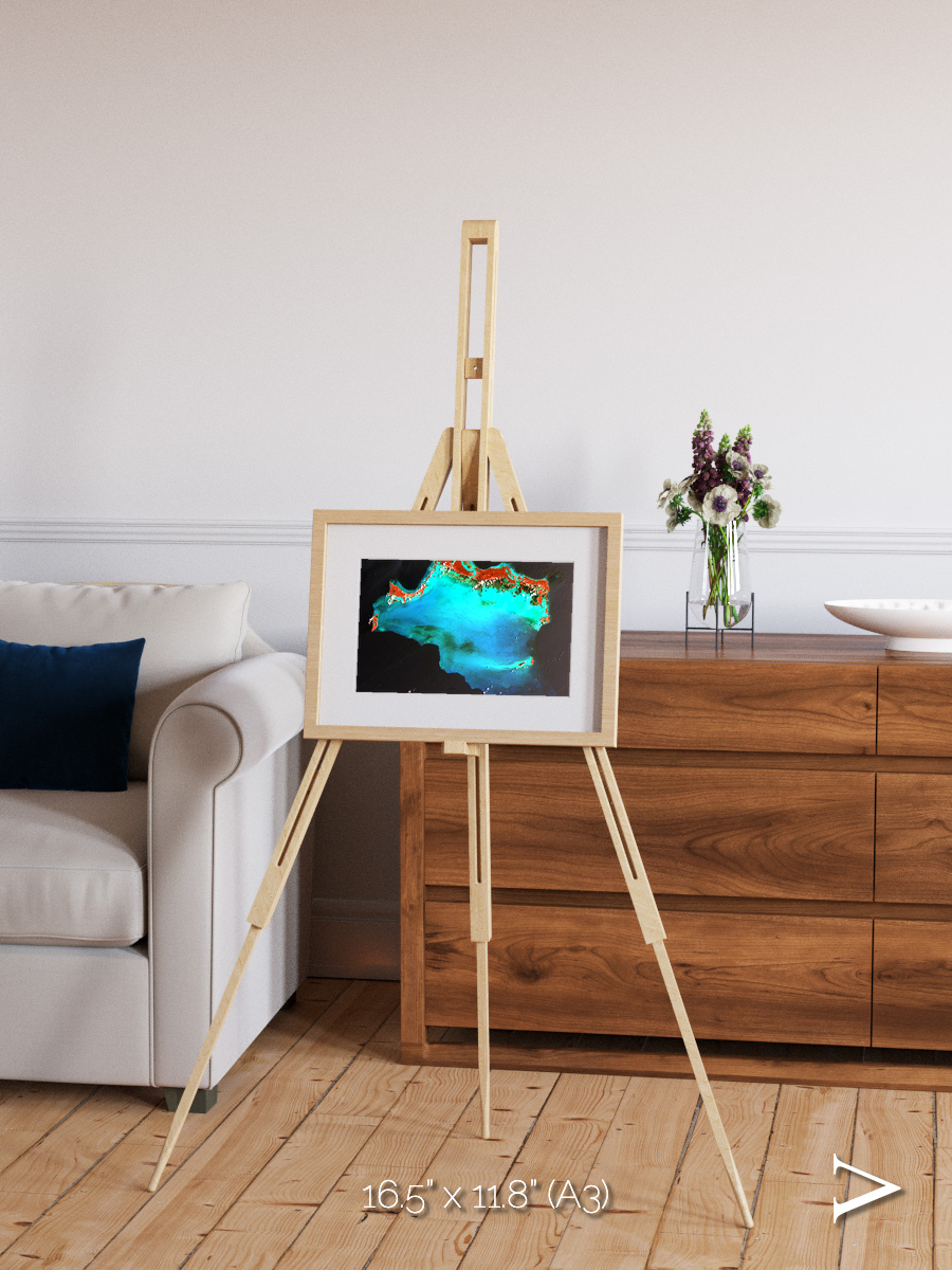 Arctic Outpost, Caribbean Luxury Framed & Mounted Print