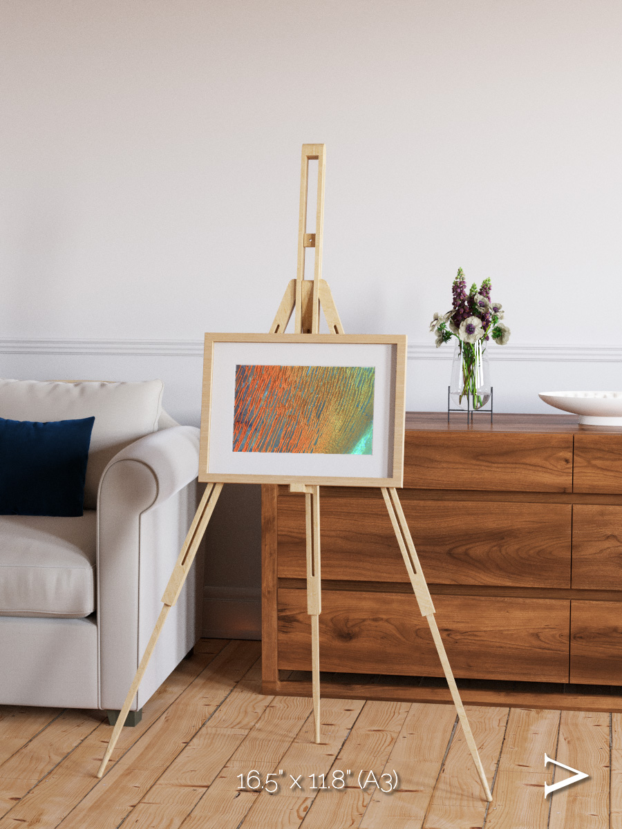 Windwritten Sands, Erg Chech Framed & Mounted Print
