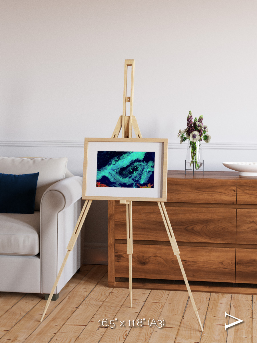 Frozen Currents, Foxe Basin Framed & Mounted Print