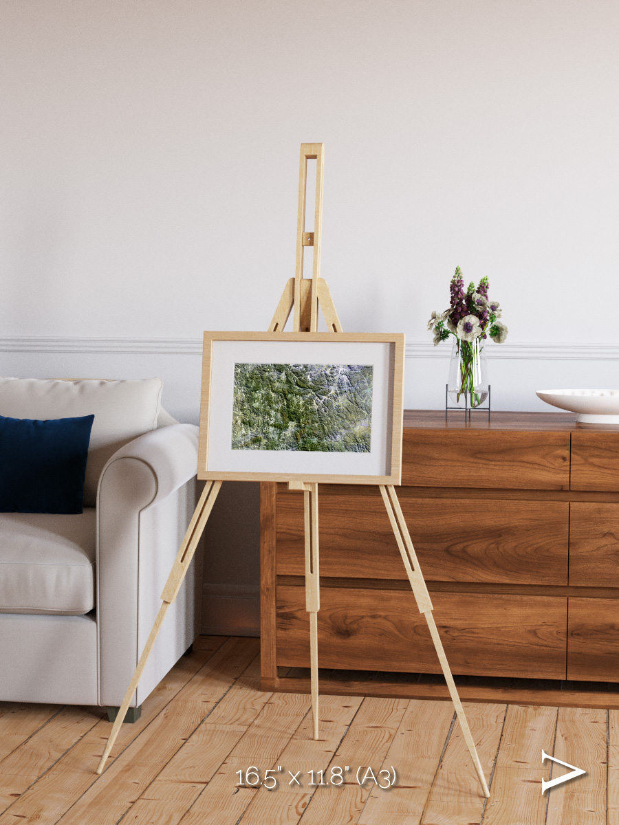 Earth in Colour, Namaqualand Framed & Mounted Print