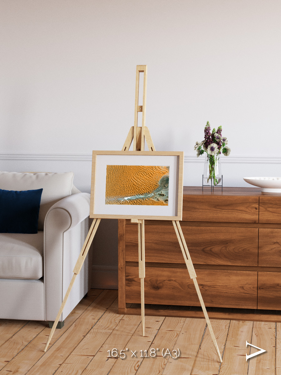 Sands in Motion, Namib Desert Framed & Mounted Print
