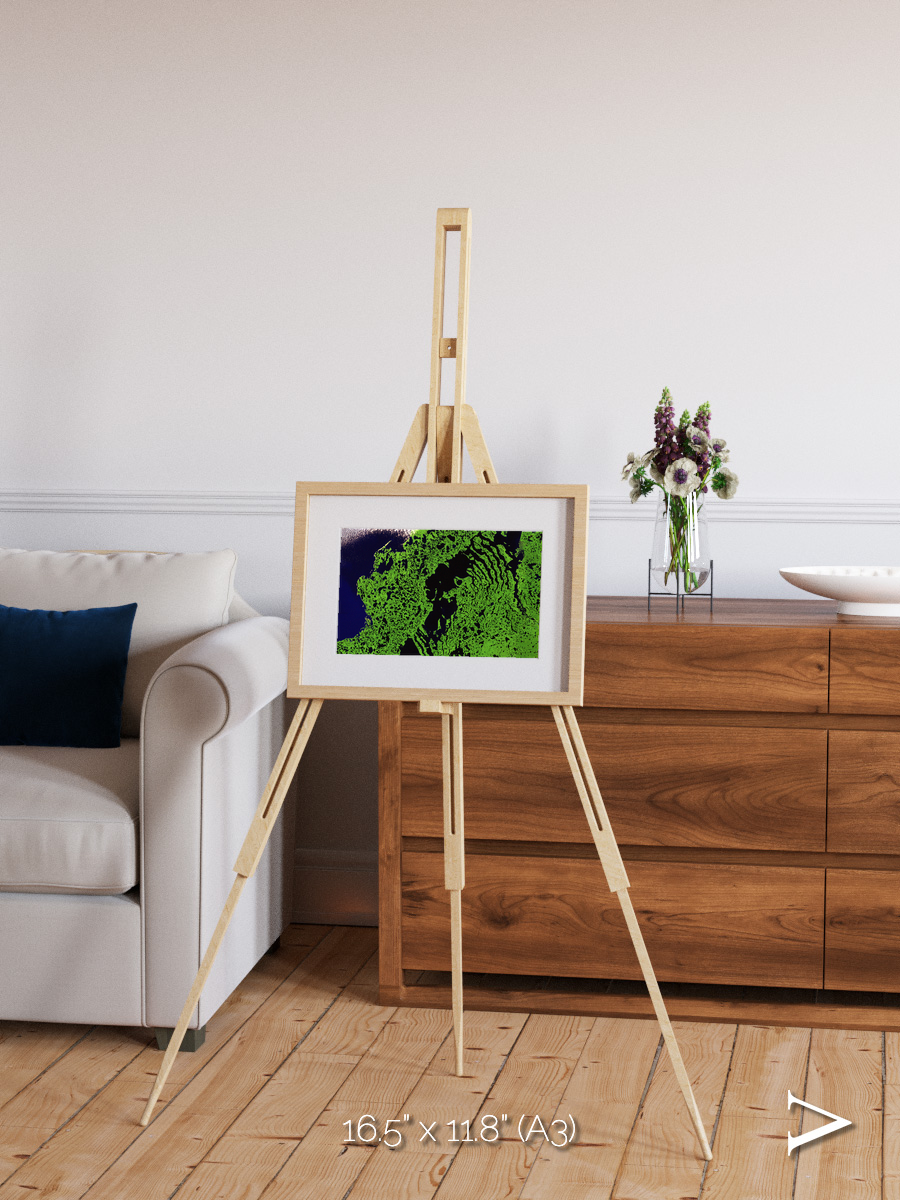Tundra Reach, Liverpool Bay Framed & Mounted Print