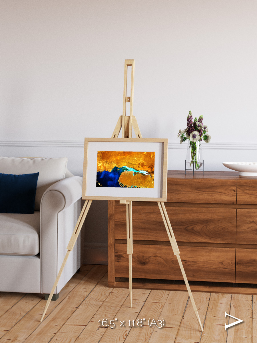 Coastal Phantom, Dardzha Peninsula Framed & Mounted Print