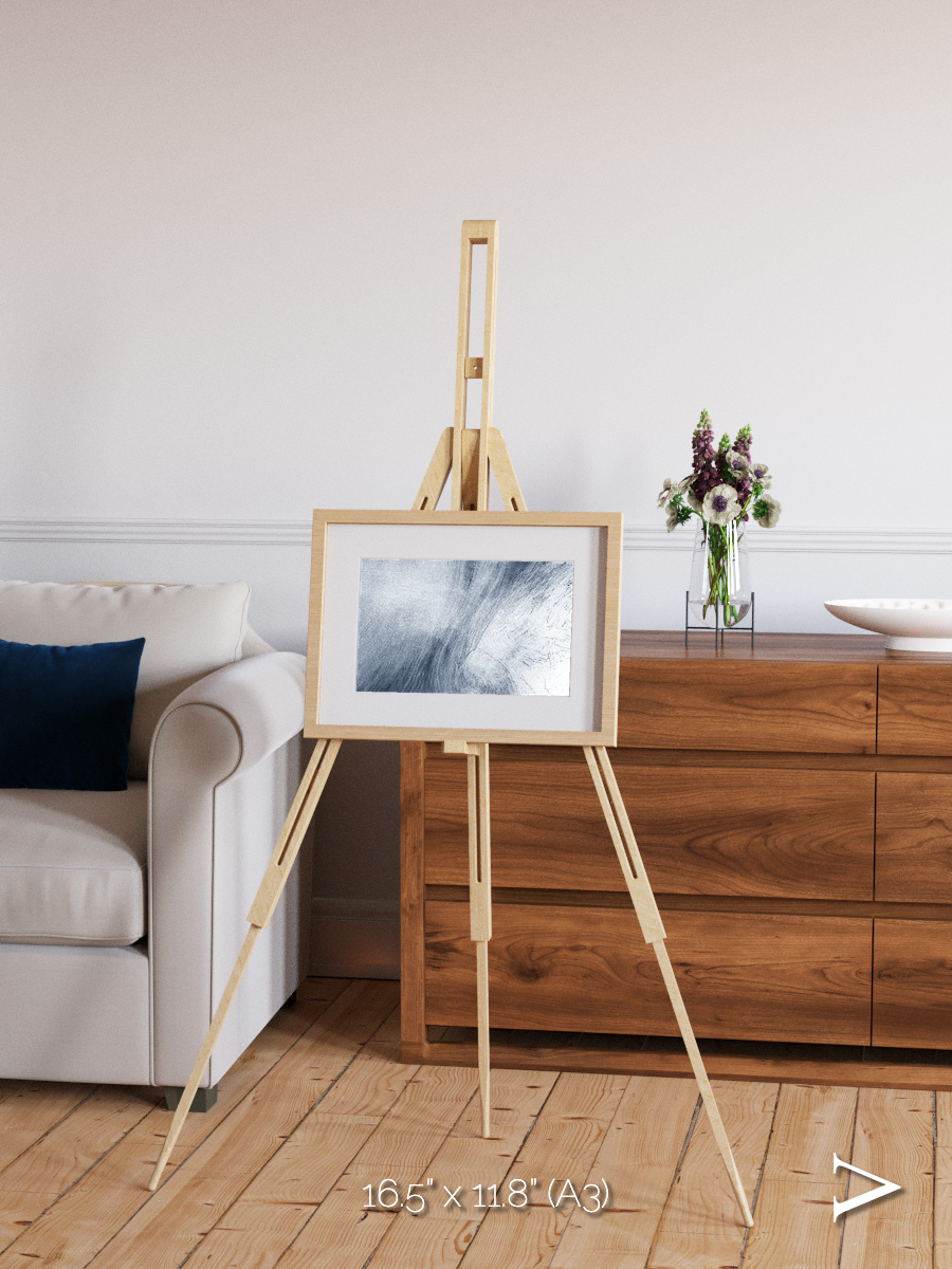 Wind Signatures, Whirlpool Cloud Framed & Mounted Print