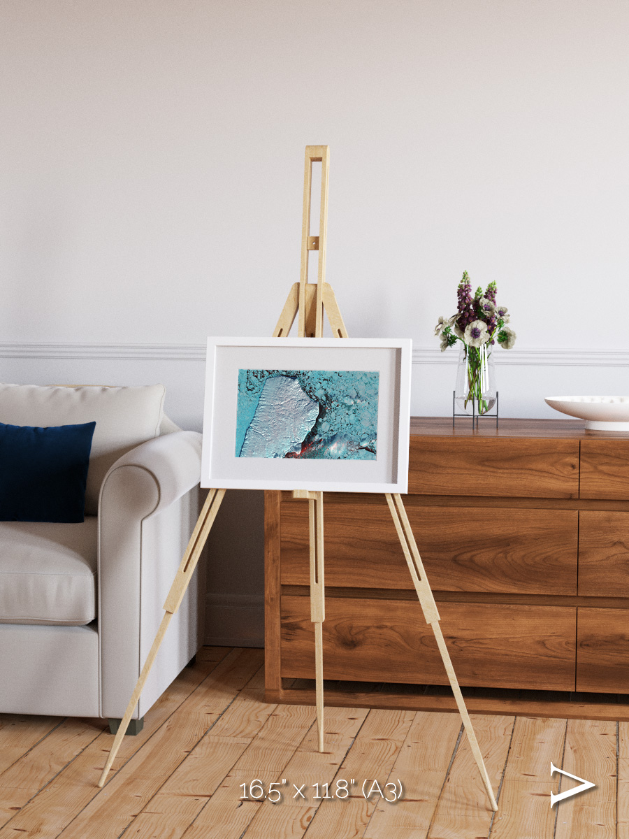 Island Sanctuary, Akpatok Island Framed & Mounted Print