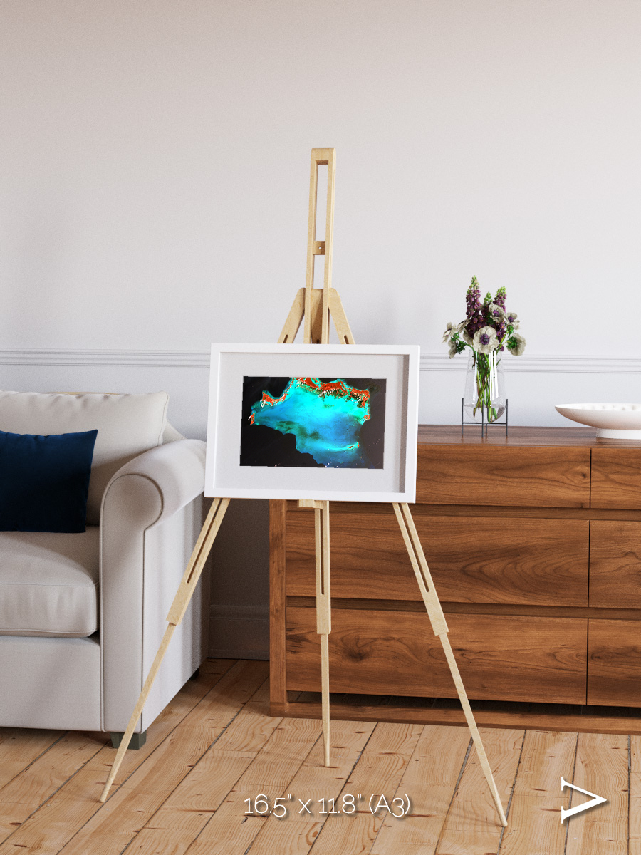 Arctic Outpost, Caribbean Luxury Framed & Mounted Print