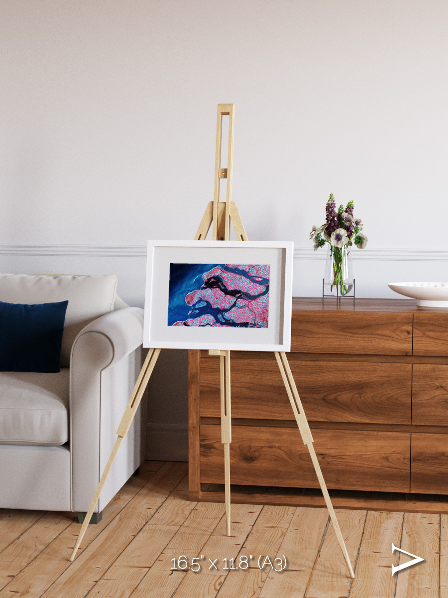 Windward Isles, Delta Region Netherlands Framed & Mounted Print
